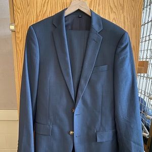 J. Crew Slim-Fit Navy Wool Suit